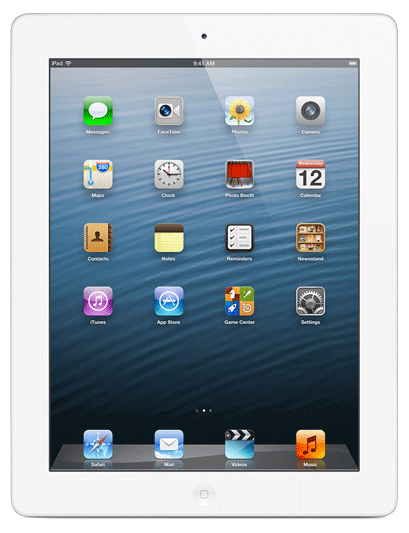 iPad 4 16 GB Bianco Wi-Fi + Cell grade B