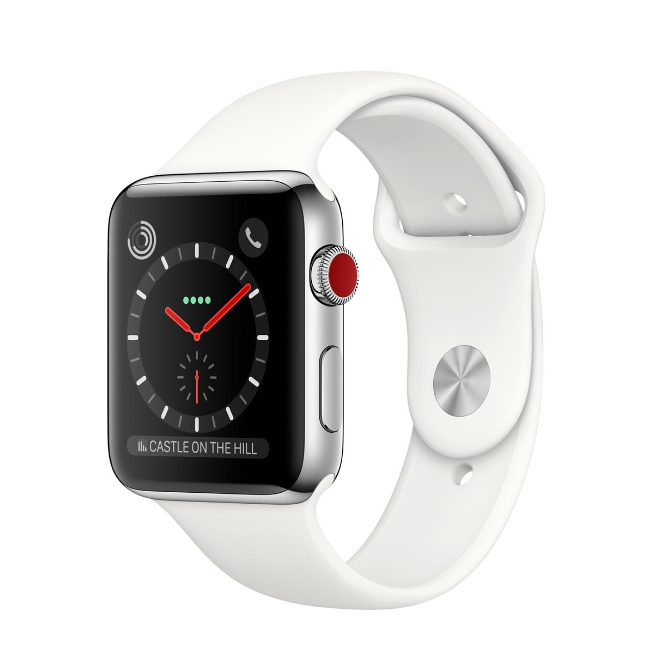 Apple Watch 3° Serie 38 mm Argento GPS grade B