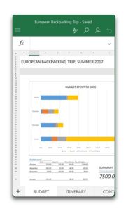 app android excel microsoft