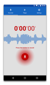 app android registratore vocale