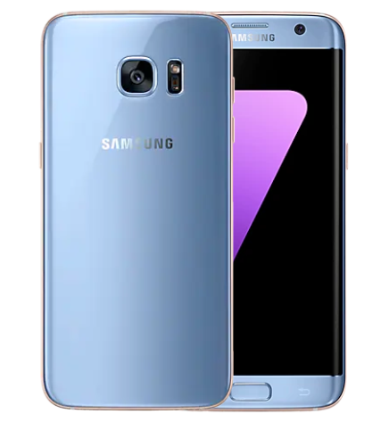 Samsung S7 Edge Lightblue Fronte